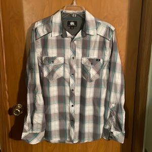 Rock and Republic long sleeve NWT mens button down shirt size M